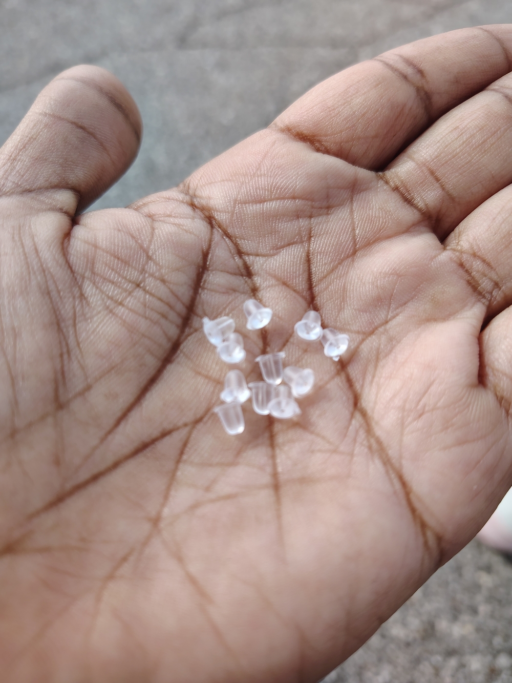Clear Silicone Earring Backs – Pack of 8